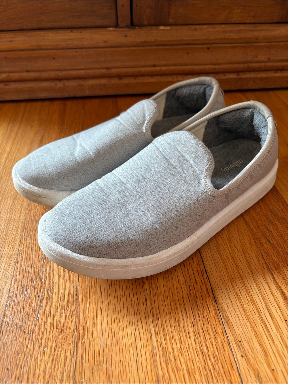 allbirds Women’s Wool Loungers Slip-Ons in Light Gray